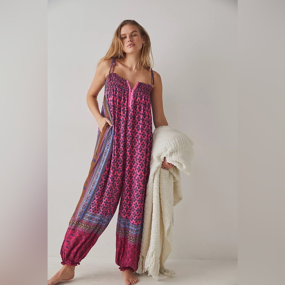 Free People Rule the World Jumpsuit, Size XS